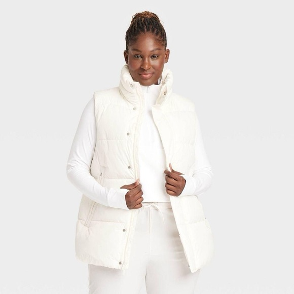 all in motion Jackets & Blazers - Women's Long Puffer Vest - All In Motion Black